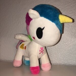 tokidoki Unicorn Plush with Blue and Pink Accents